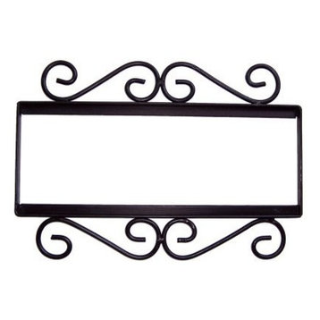 Matching Screws Included Black Letter G 3 Inch Wrought Iron House Number