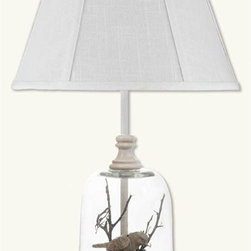 Study of Birds in a Bell Jar Table Lamp - Table Lamps