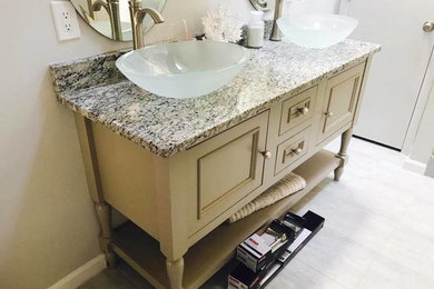 Bathroom - coastal bathroom idea in DC Metro