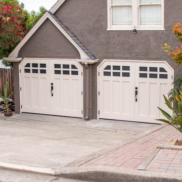Rio Vista Custom Wood Carriage House Garage Door