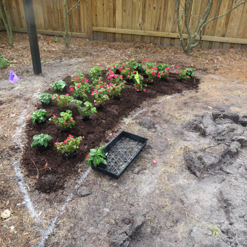 Foley/Rivenbark: Before, In progress, After
