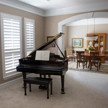 Shutters, blinds, and window treatments