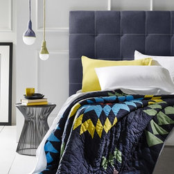 Hugo Bedhead in Willow Platinum Linen - Headboards