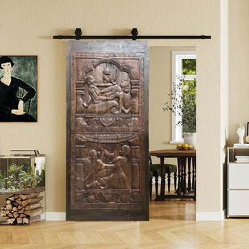 Vintage Coastal Farmhouse & Carved Doors