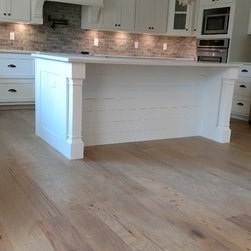7" Hickory With Whitewashed Gray Stain - Engineered Wood Flooring