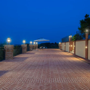 Ristrutturazione cantina, terrazzo e creazione bar piscina