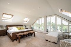 blinds or curtains on gable end windows? houzz uk