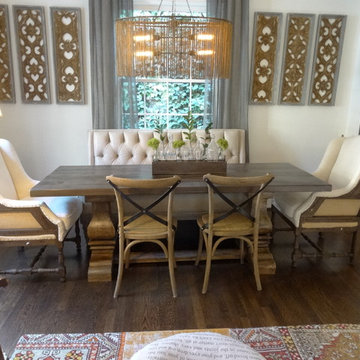 "Josh Leg" Pedestal Base Farm Table