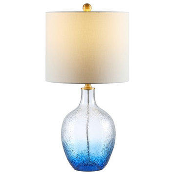 Merla Table Lamp Blue Safavieh