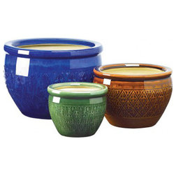 Mediterranean Outdoor Pots And Planters by Koolekoo