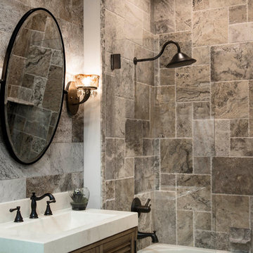 The Claros Silver Travertine Collection