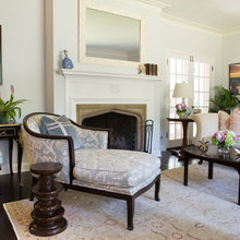Blue & Cream Living Rooms
