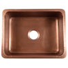 Orwell Copper 23" Single Bowl Undermount Kitchen Sink