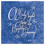 DDCG - Blue "O Holy Night" Canvas Wall Art, 16"x16" - Spread holiday cheer this Christmas season by transforming your home into a festive wonderland with spirited designs. This Blue "O Holy Night" 16x16 Canvas Wall Art makes decorating for the holidays and cultivating your Christmas style easy. With durable construction and finished backing, our Christmas wall art creates the best Christmas decorations because each piece is printed individually on professional grade tightly woven canvas and built ready to hang. The result is a very merry home your holiday guests will love.