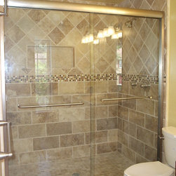 Semi-Frameless Showers - Shower Doors
