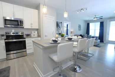 Inspiration for a modern kitchen remodel in Tampa