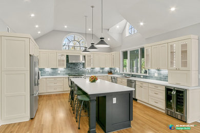 Example of a minimalist kitchen design in DC Metro