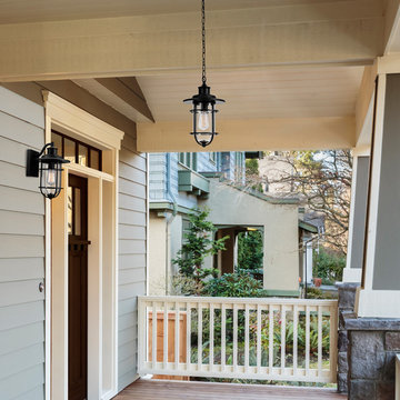 Turner 1-Light Outdoor Pendant, Satin Black, Clear Seeded Glass Shade