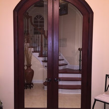 Home Office Custom Mahagony Door