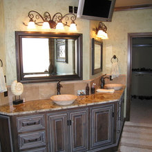 glazed cabinets