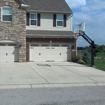 Meribeth Y's Pro Dunk Platinum Basketball System on a 35x25 in Avon, IN
