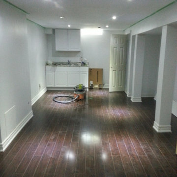 Bath and kitchen