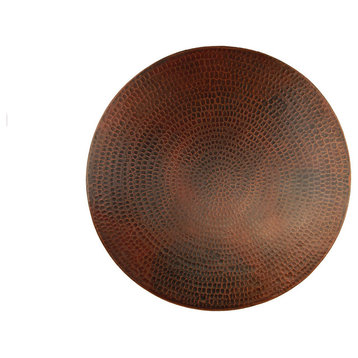 Premier Copper Products LS18DB Lazy Susan 18" Hand Hammered - Bronze