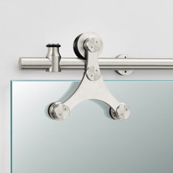 Trimax Stainless Steel Hardware Kit - Barn Door Hardware
