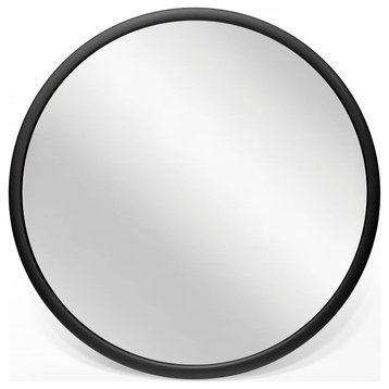 Nera 22" Matte Black Wall Mirror
