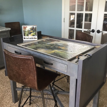 Unused Living Room Becomes Puzzle Room