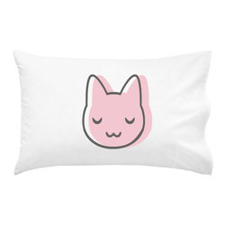 Oh, Susannah Pink Cat Pillow Case - Products