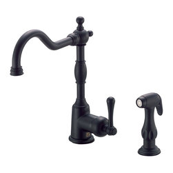 Danze Opulence&trade; Single Handle Kitchen Faucet with Spray - Kitchen Faucets
