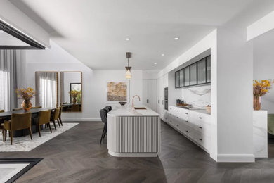 This is an example of a contemporary kitchen in Gold Coast - Tweed.