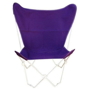 Butterfly Chair and Cover Combination With Black Frame