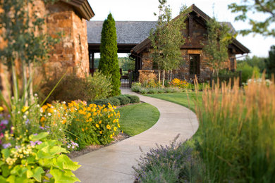 Example of a mountain style exterior home design in Denver