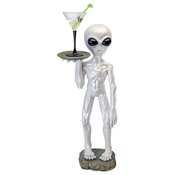 Design Toscano Roswell The Alien Butler Table