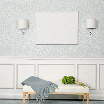 Wainscoting Moulding Kit | Foyer Wall Treatment