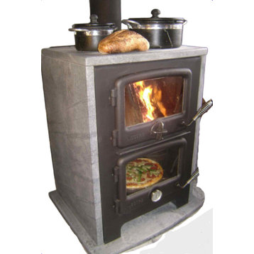 Vermont Bun Baker 750 Wood Cook Stove With Soapstone Nectre N350 Stove