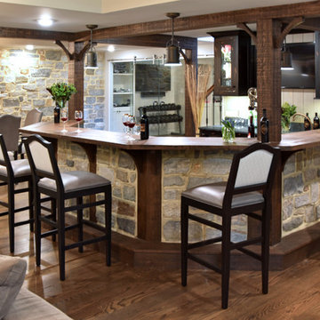 Rustic Basement Renovation, West Chester