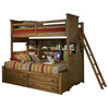 Legacy Classic Kids Timber Lodge Twin Over Twin Bunk Bed With Bunk Storage