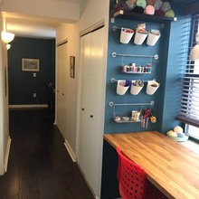 crafts and storage walls