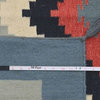 Area Rug, 4'X6' Navajo Design Flat Weave Hand Woven 100% Wool Rug