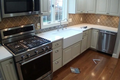 Kitchen - contemporary kitchen idea in Providence