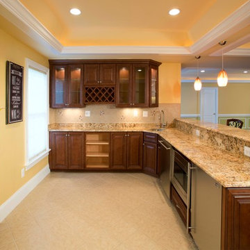 Movie Theatre Highlights Full Basement Remodel