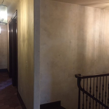 Old, worn plaster finish