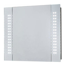 Bathroom Mirror Cabinet with Led Lights and 2 Internal Shelves, Modern Design, K
