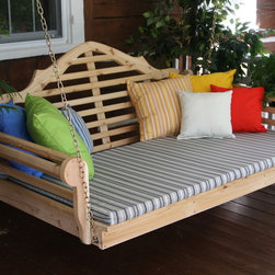 Cedar Marlboro Swing Bed - Patio Furniture And Outdoor Furniture