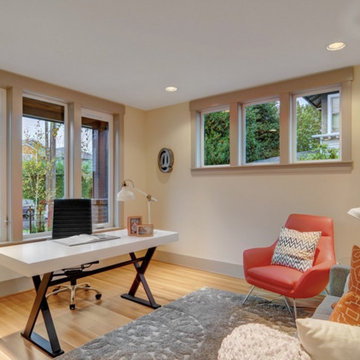contemporary craftsman: single family home
