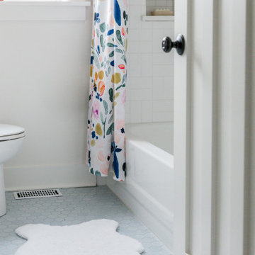 Coastal Blues Small Bathroom
