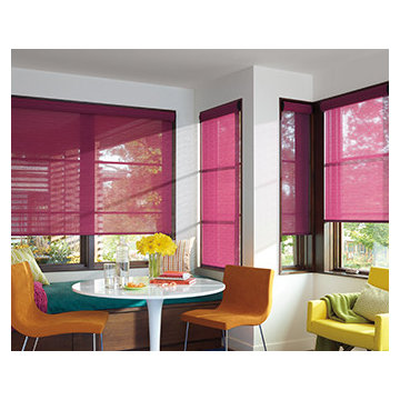 PINK ROLLER SHADES - Hunter Douglas Designer